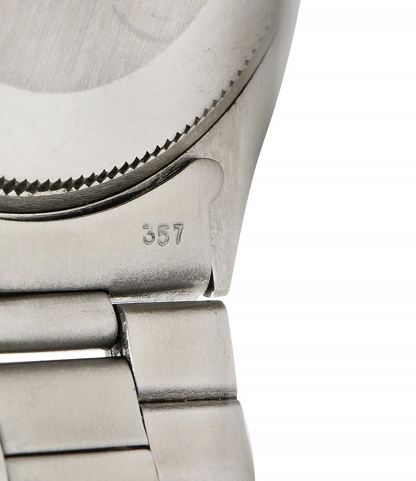 1984 Rolex 34 MM Stainless Steel Oyster Perpetual Air King Snoopy Watch