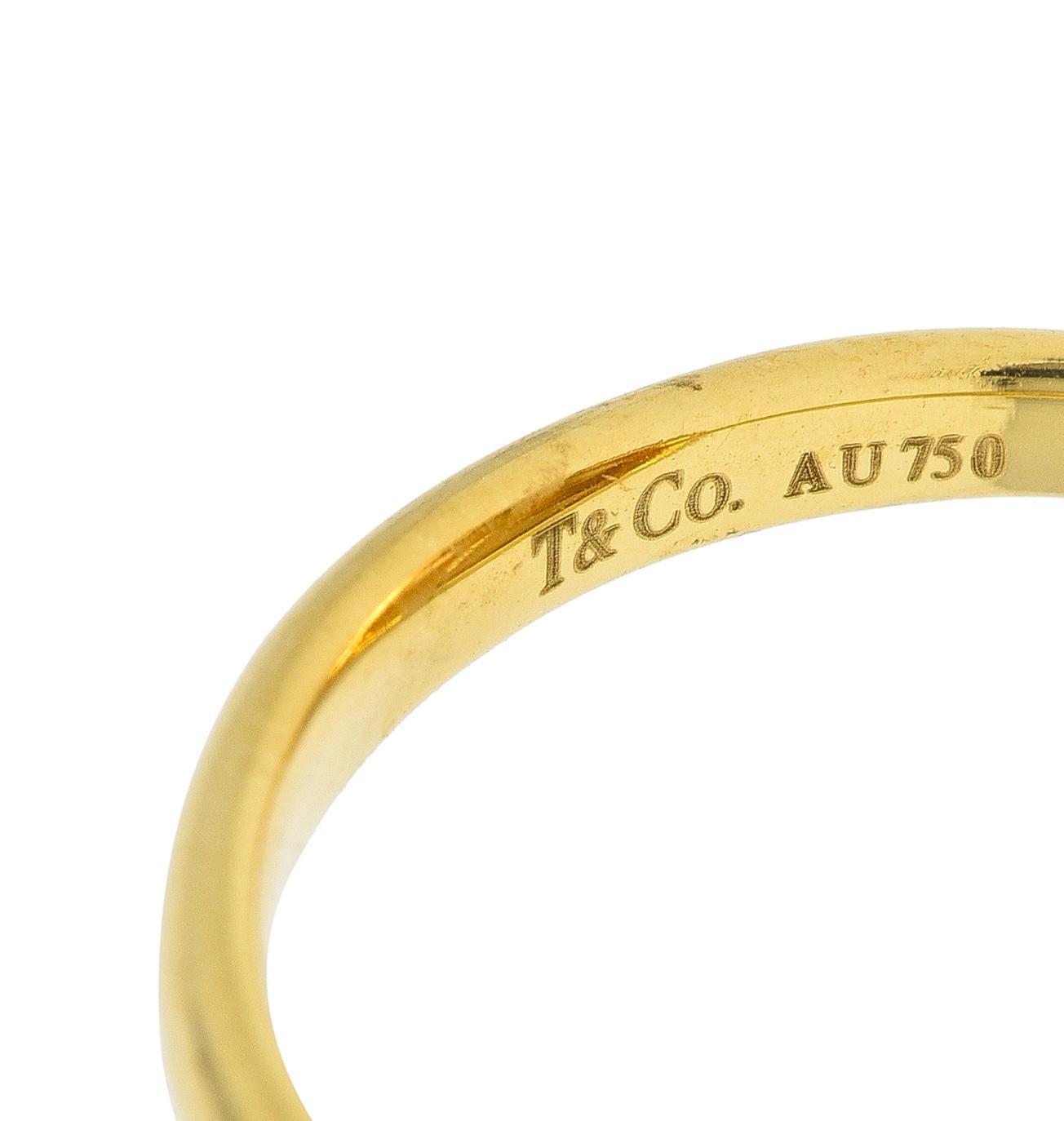 Tiffany & Co. Paloma Picasso Citrine 18 Karat Yellow Gold Olive Leaf Ring