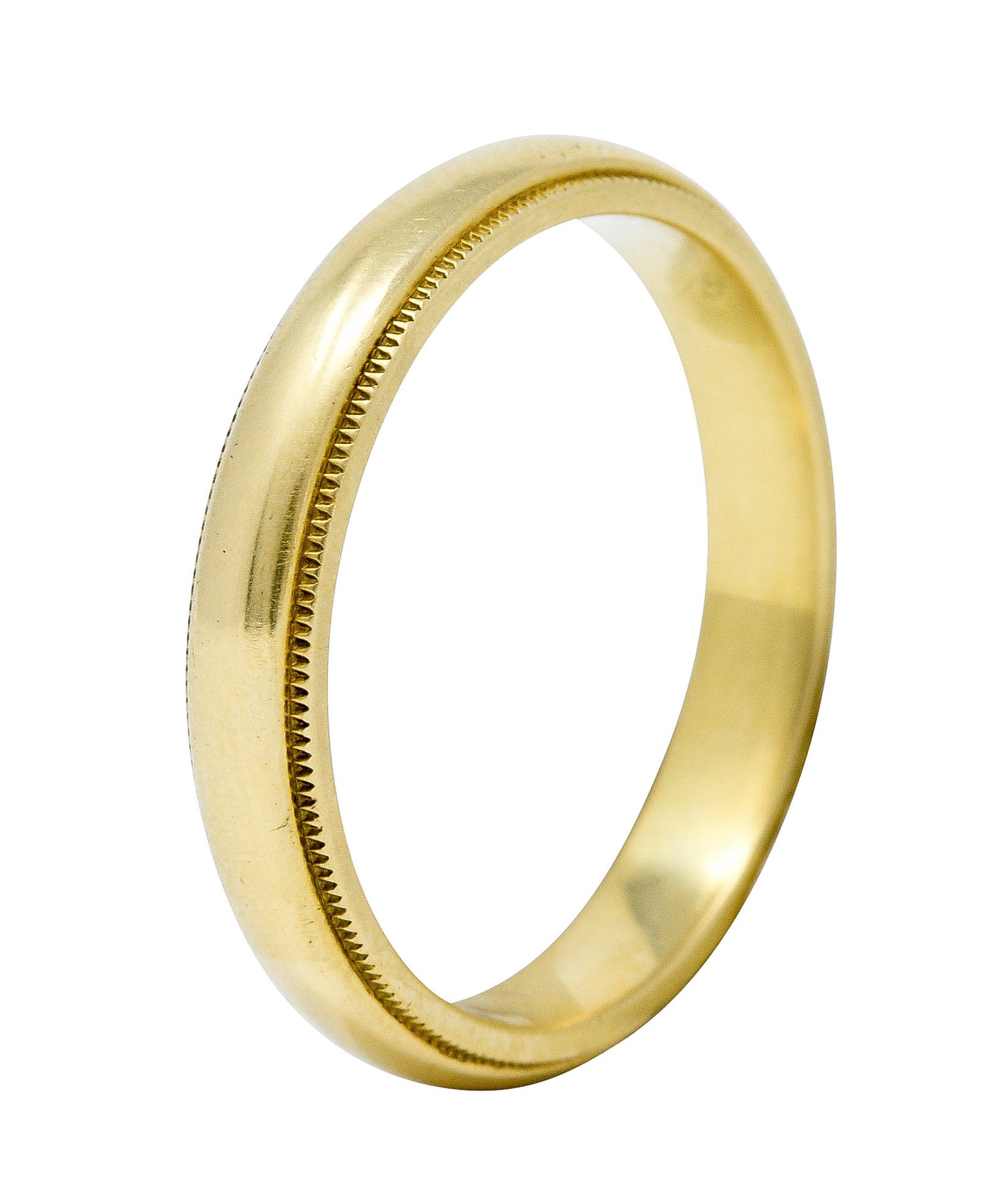 Tiffany & Co. Vintage 18 Karat Gold Men's 4MM Wedding Band RingRing - Wilson's Estate Jewelry