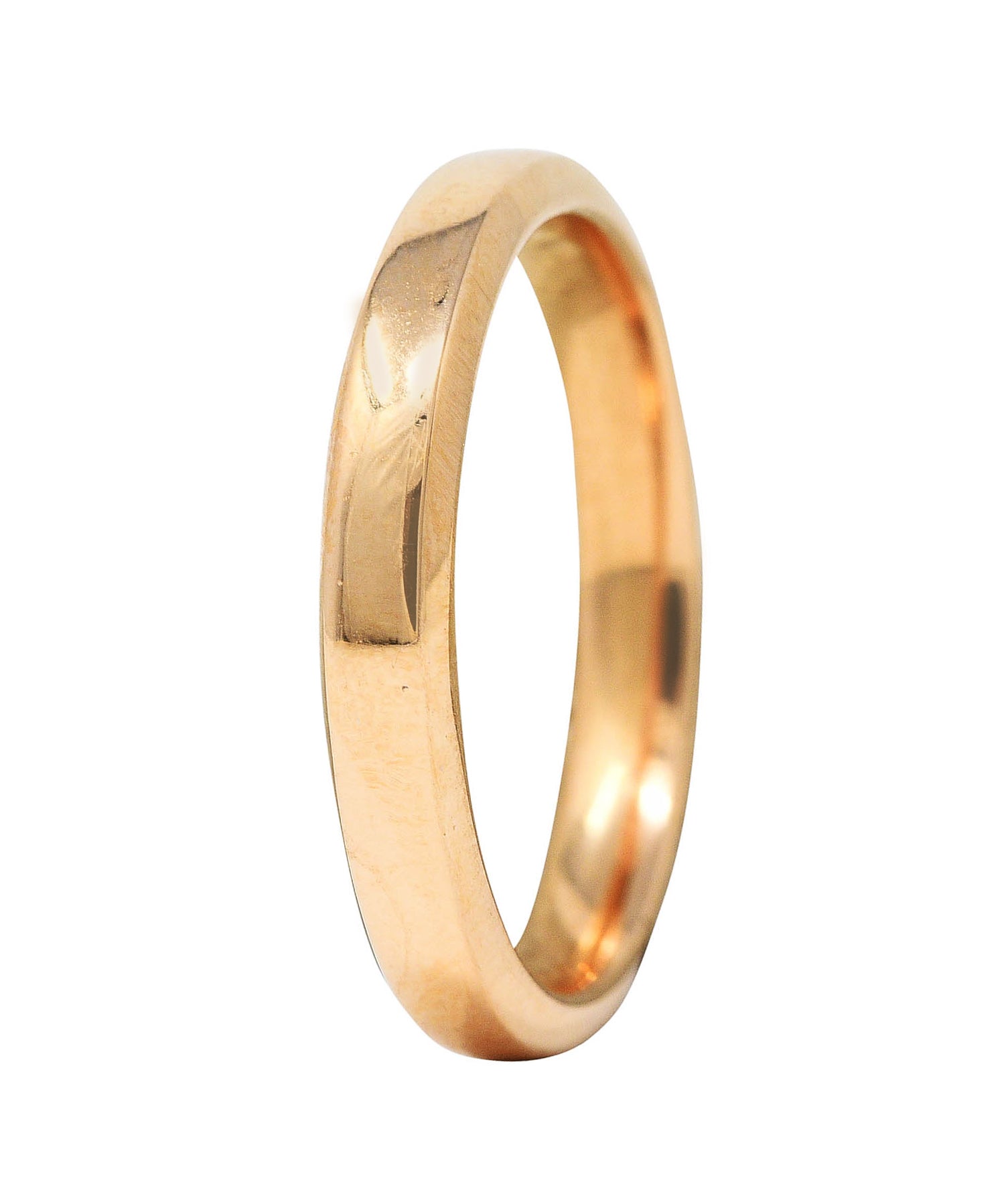 Tiffany & Co. 18 Karat Gold 3MM Wedding Band RingRing - Wilson's Estate Jewelry