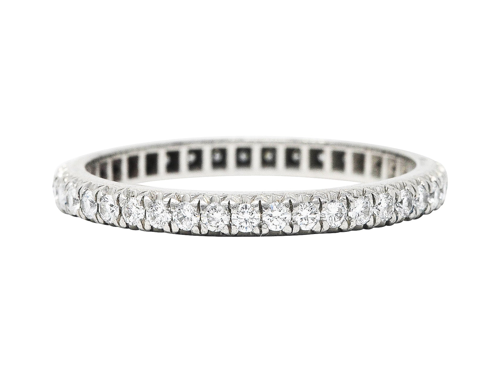 Tiffany & Co. 0.50 CTW Diamond Platinum Eternity Band RingRing - Wilson's Estate Jewelry