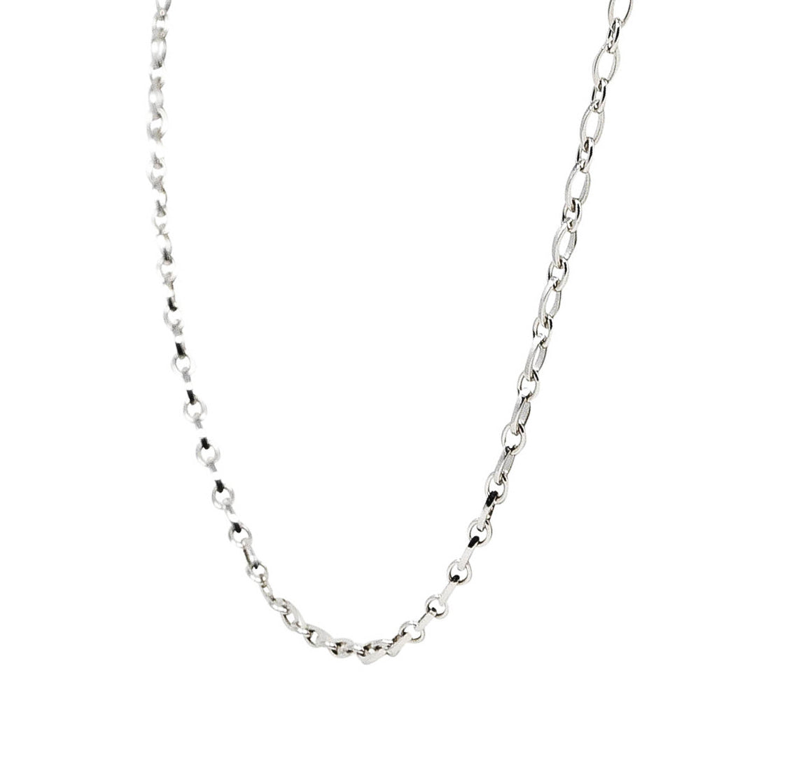 .11111 Mauboussin Paris 18 Karat White Gold  Navette Chain NecklaceNecklace - Wilson's Estate Jewelry