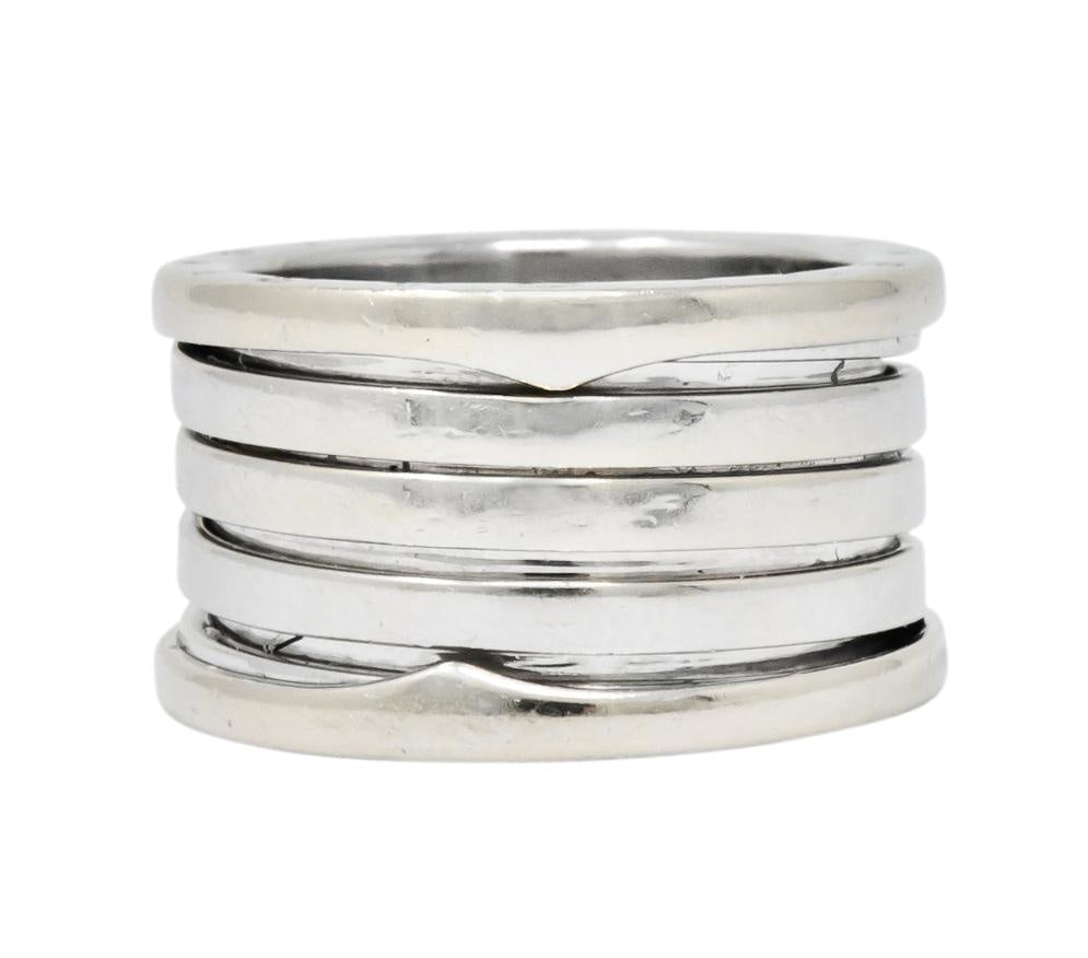 Bulgari Italian 18 Karat White Gold B. Zero1 Band Ring - Wilson's Estate Jewelry