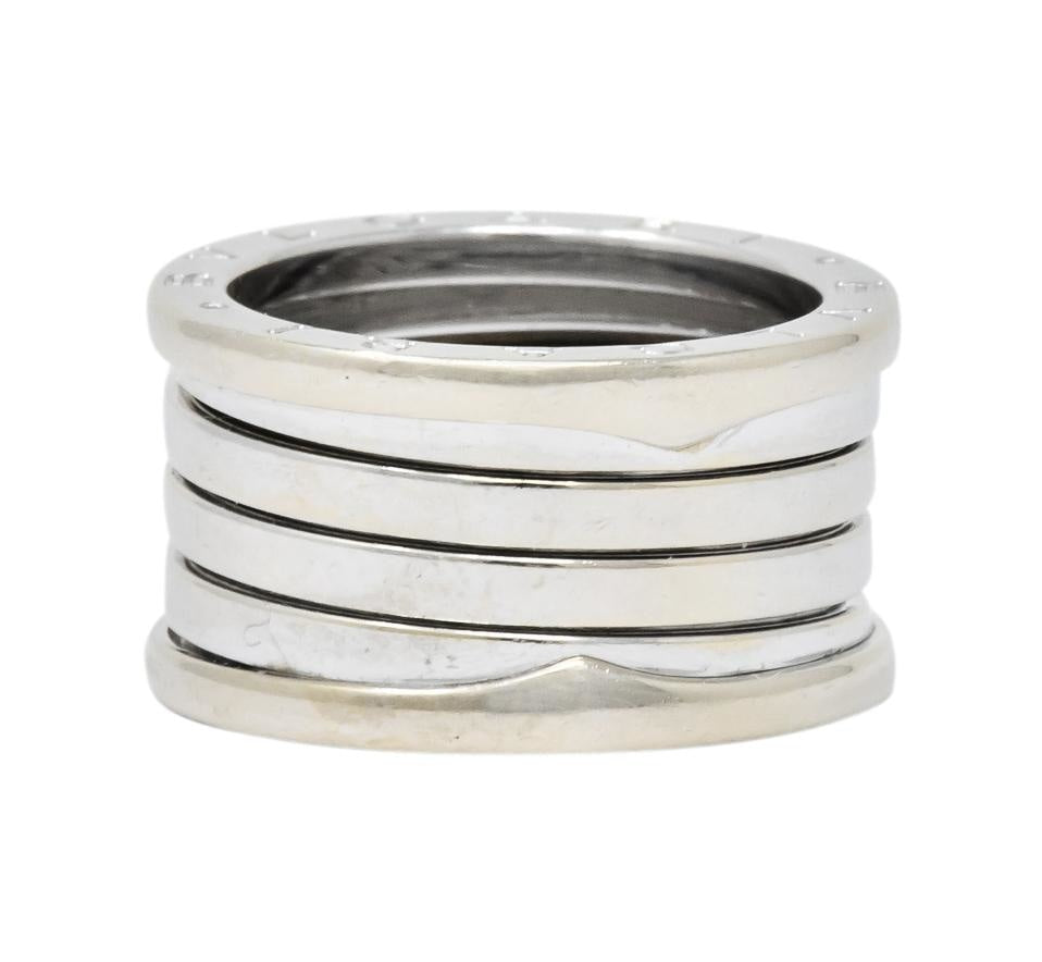 Bulgari Italian 18 Karat White Gold B. Zero1 Band Ring - Wilson's Estate Jewelry