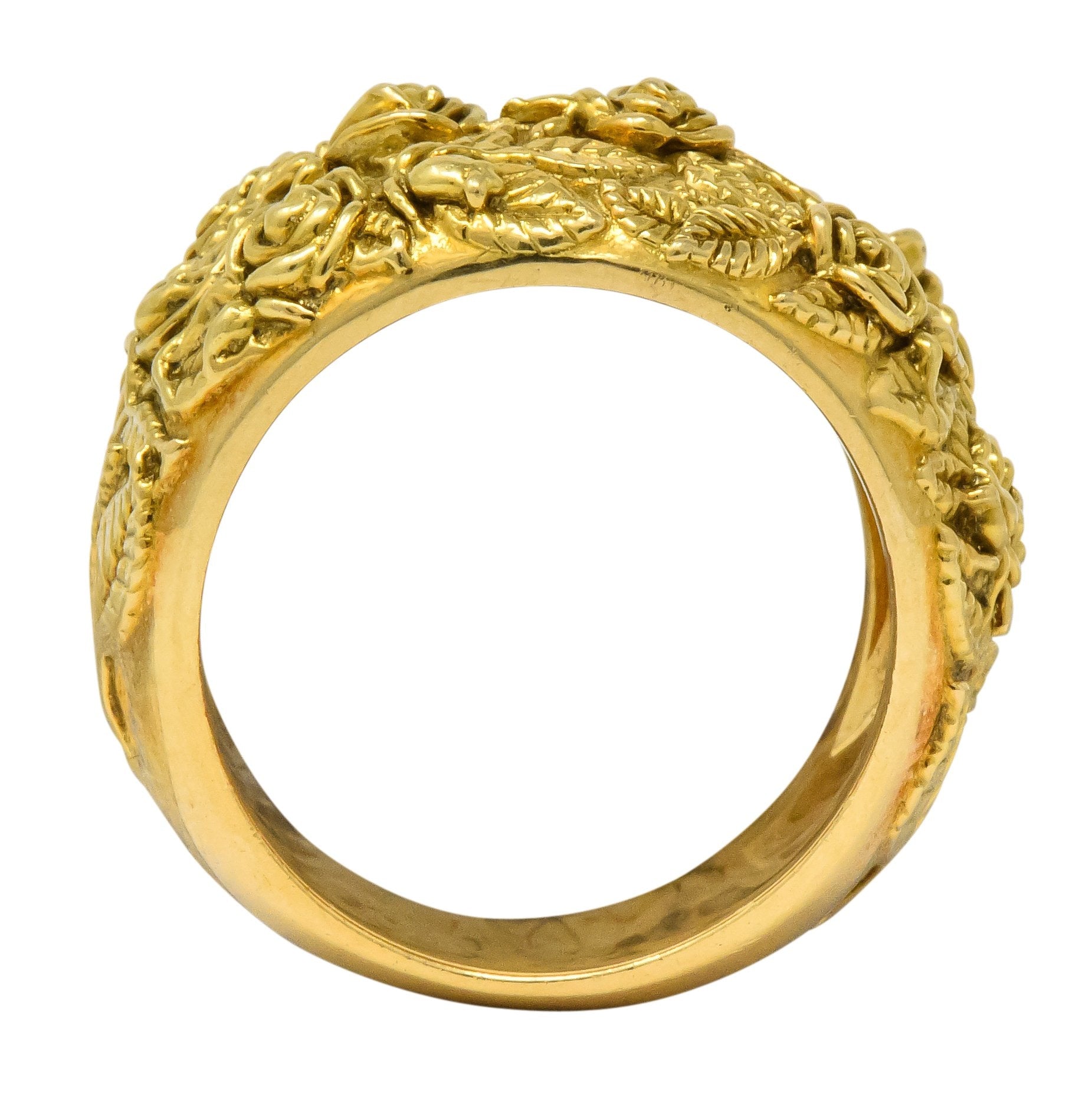 Carrera Y Carrera 18 Karat Gold Garden Of Roses Ring - Wilson's Estate Jewelry