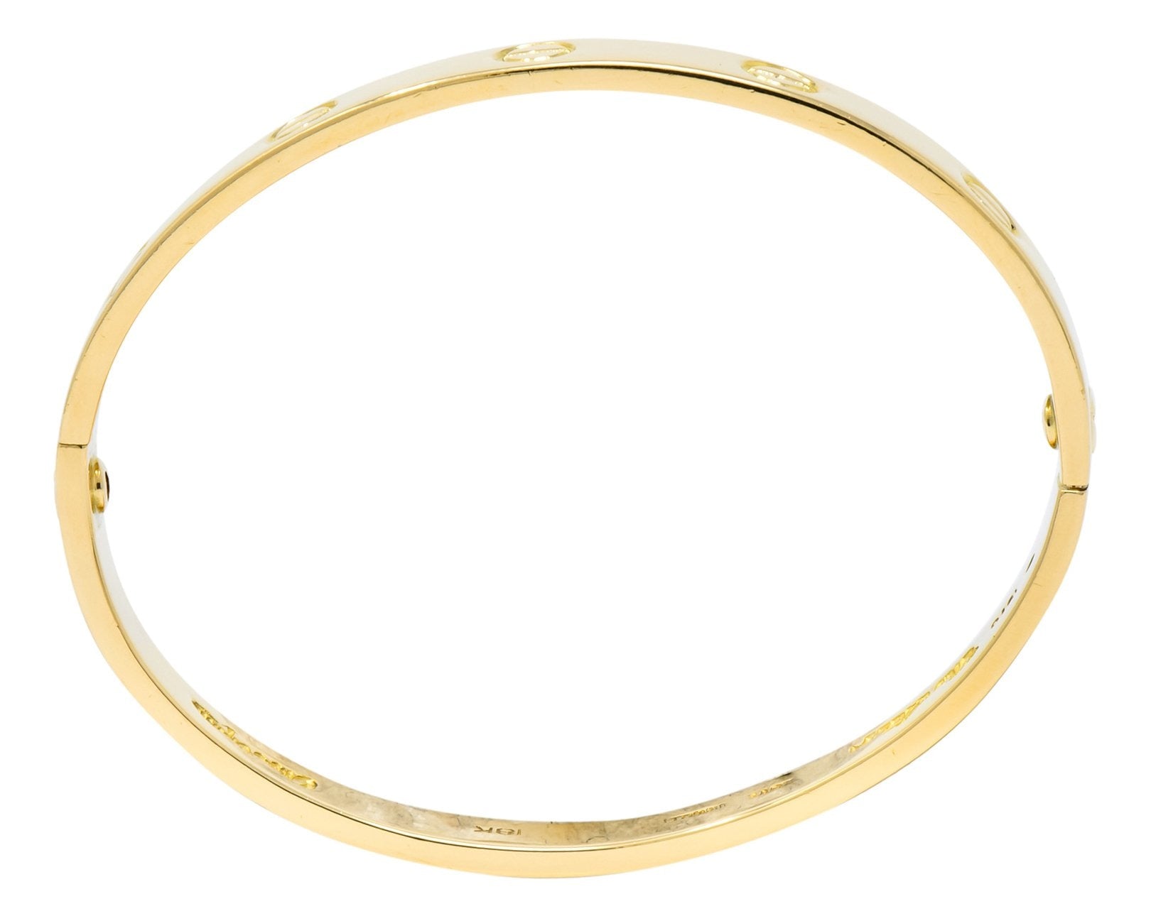 Cartier Aldo Cipullo 1970 Rose Gold 18 Karat Love Bangle - Wilson's Estate Jewelry