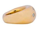 Chaumet Vintage 0.45 CTW Diamond 18 Karat Gold French Bombay Ring - Wilson's Estate Jewelry