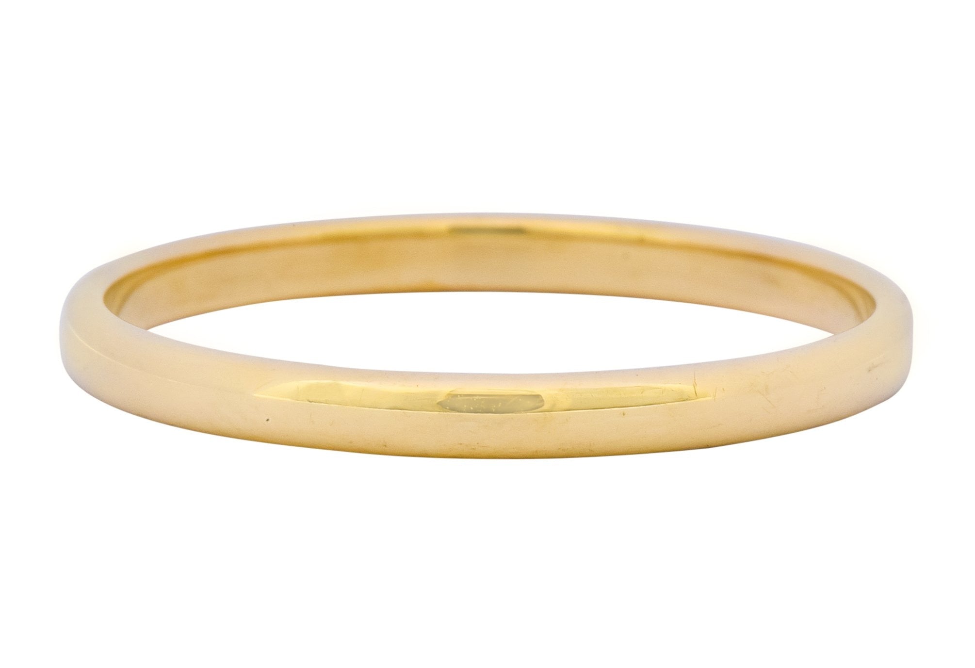 Tiffany & Co. 1999 Modern 18 Karat Gold Stacking Wedding Band Unisex Ring - Wilson's Estate Jewelry