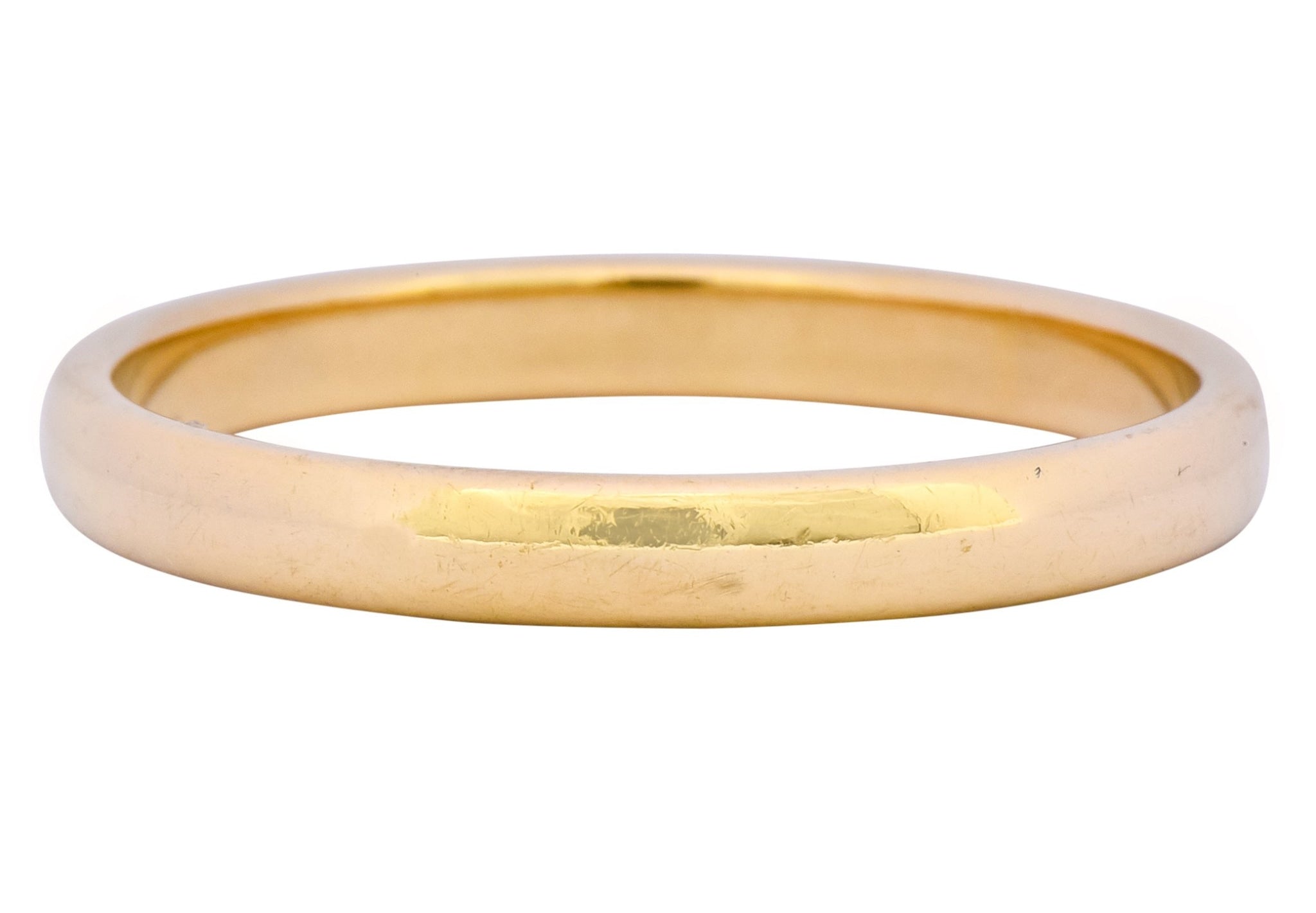 Tiffany & Co. 1999 Modern 18 Karat Gold Wedding Unisex Band Ring - Wilson's Estate Jewelry