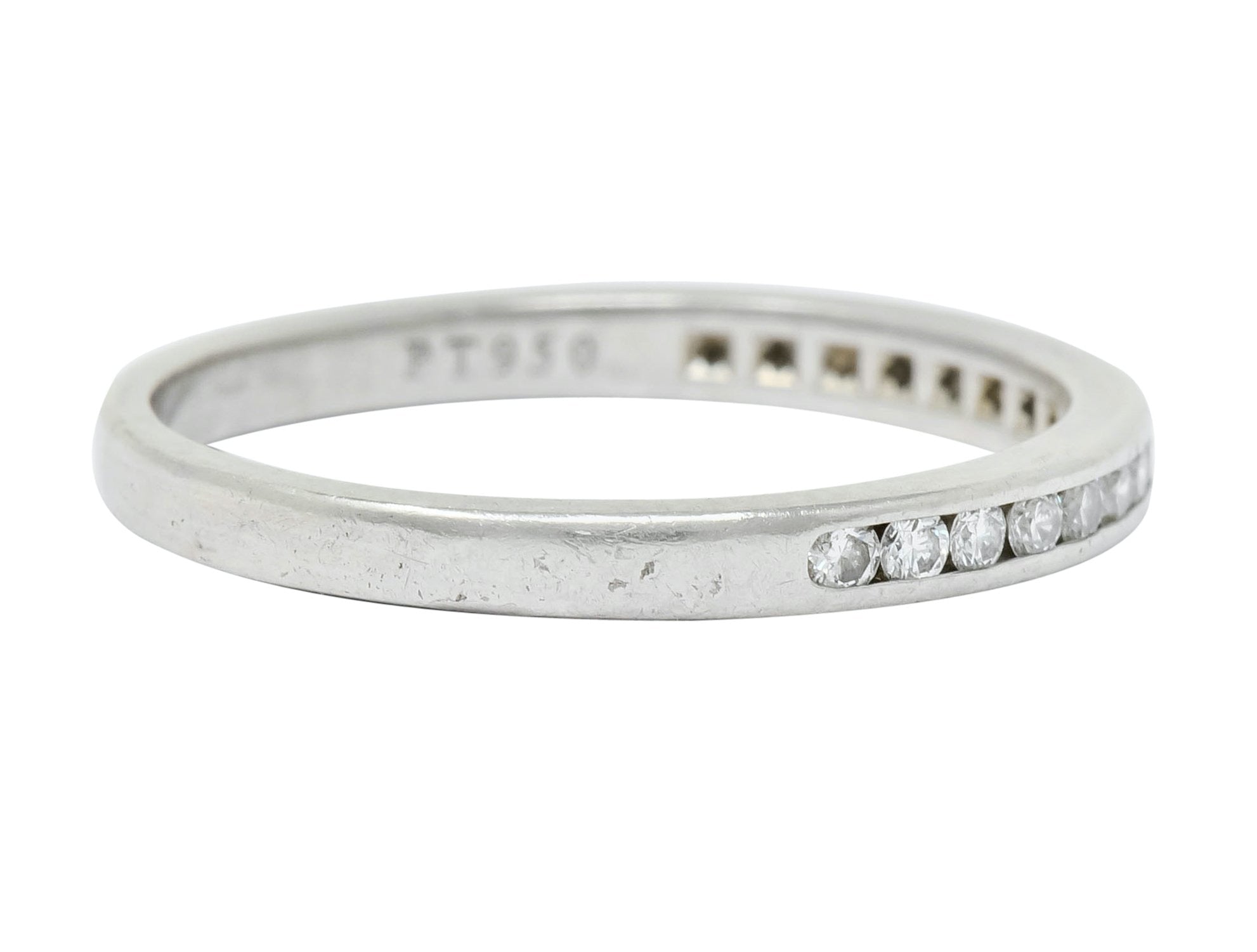 Tiffany & Co. Vintage Diamond Anniversary Stacking Band Ring - Wilson's Estate Jewelry