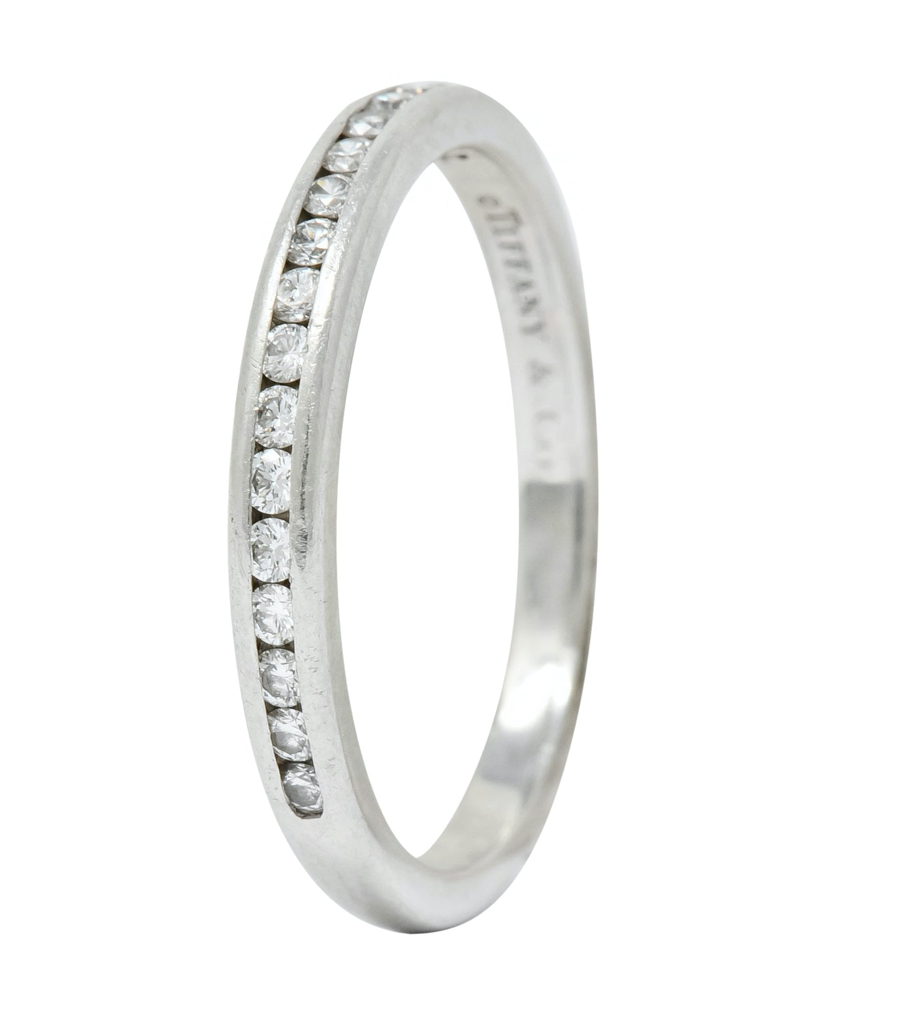 Tiffany & Co. Vintage Diamond Anniversary Stacking Band Ring - Wilson's Estate Jewelry