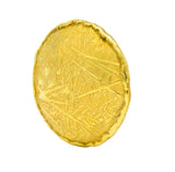 Unoaerre 18 Karat Yellow Gold Textured Disc Earrings - Wilson's Estate Jewelry